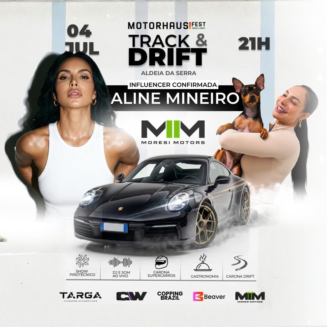 Aline Mineiro com Porsche 911