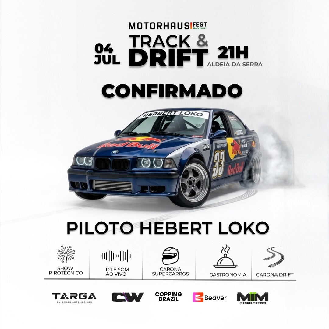 Hebert Loko com BMW E36 Red Bull