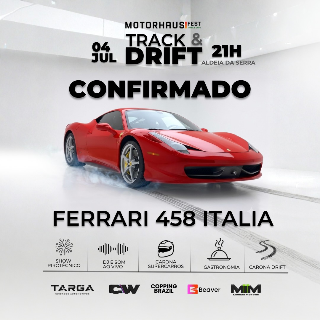 Ferrari 458 confirmada