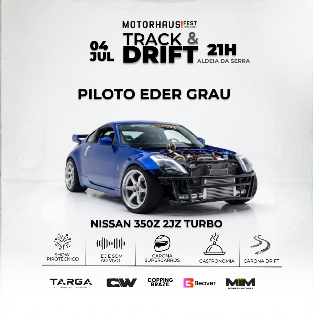 Eder Grau com Nissan 350Z 2JZ Turbo